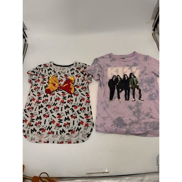 GIRLS BUNDLE OF TSHIRTS - Picture 1 of 4